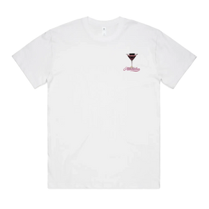 White front flat lay