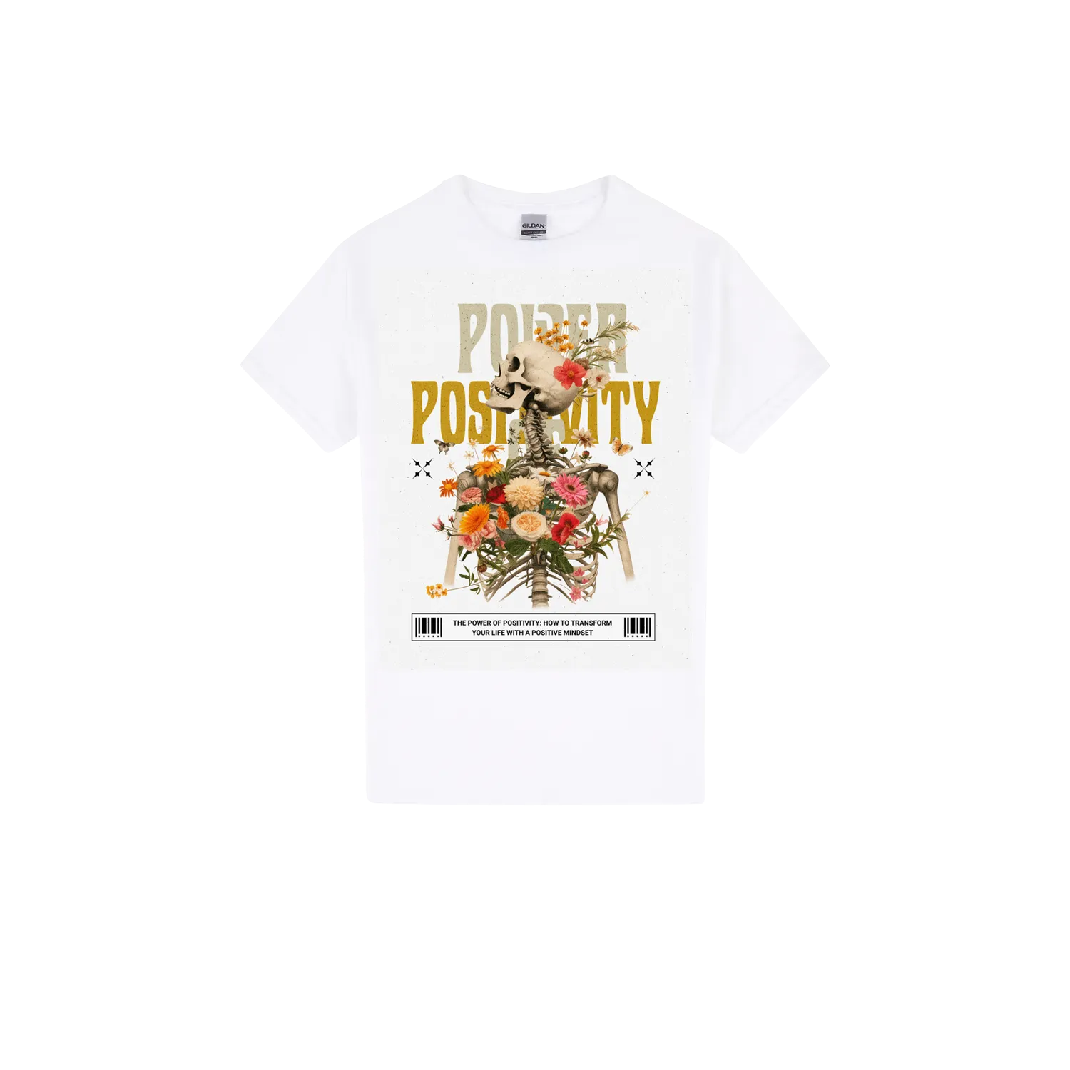 White front flat lay