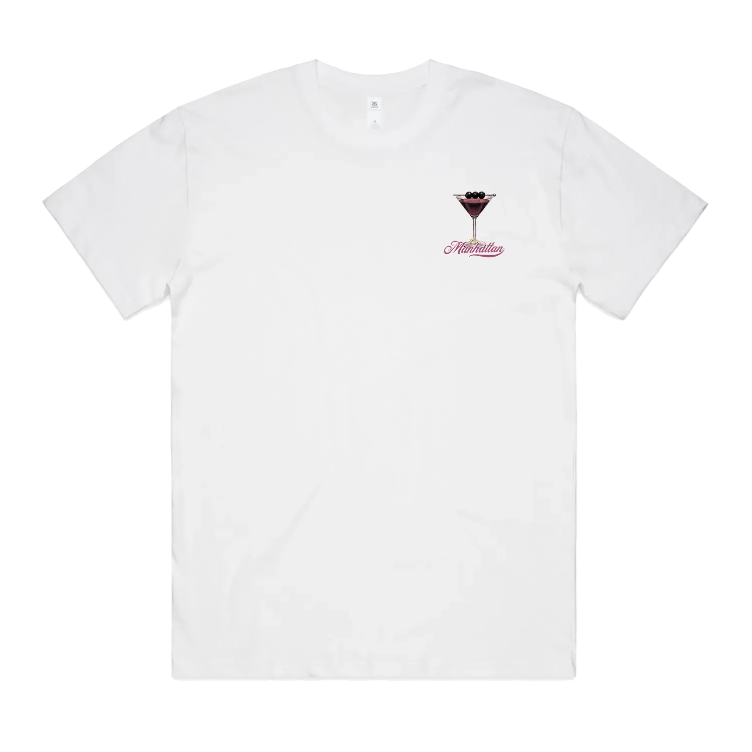 White front flat lay